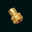 Dramm 741C Brass Quick Connect Male Full Flow 25/CS — thumbnail 1 of 2
