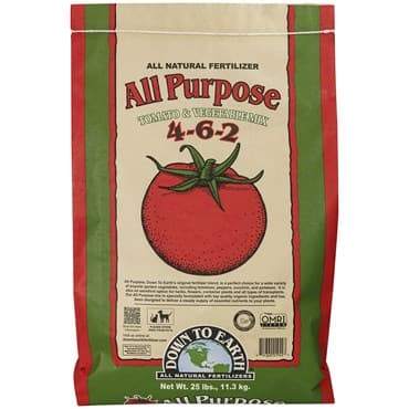Down to Earth 25# All Purpose Mix 4-6-2 OMRI (40/PL) — photo 1 of 2