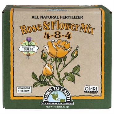 Down to Earth 15# Box Rose & Flower Mix 4-8-4 (3pk of 5#) — photo 1 of 2