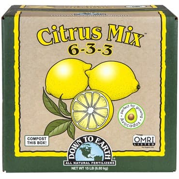 Down to Earth 15# Box Citrus Mix 6-3-3 (3pk of 5#) — photo 1 of 2