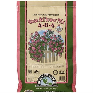 Down to Earth 25# Rose & Flower Mix 4-8-4 OMRI (40/PL) — photo 1 of 2