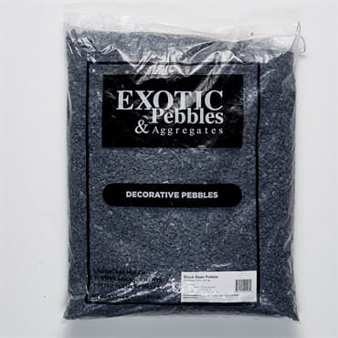 Exotic Pebbles 20# Black Bean Pebble 1/5" — photo 1 of 2