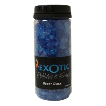 Exotic Pebbles 1.48# Jar Turquoise Glass — photo 1 of 2