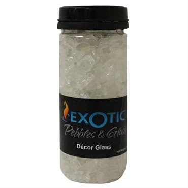 Exotic Pebbles 1.48# Jar Ice Clear Glass — photo 1 of 2