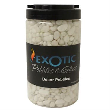 Exotic Pebbles 5# Jar Polish White Gravel Size — photo 1 of 2