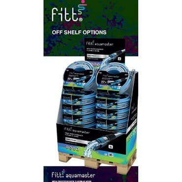 FITT 18pc 5/8"x50' Aquamaster Hybrid Garden Hose B — photo 1 of 2