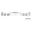 Fluence DC Extension Cable, 3' ( 915mm ), M19 Push Lock 10/CS — thumbnail 1 of 2