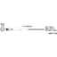 Fluence PSU2 DC Dimming Signal Cable, 11" ( 279mm ), Pigtail to M12 Threaded Connector 10/CS — thumbnail 1 of 2