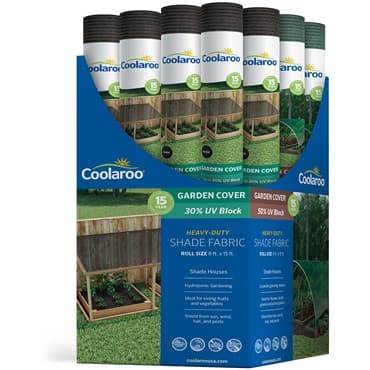 Coolaroo 16pc 6'x15' Light Fabric Rainforest 50% & Black 30% — photo 1 of 2