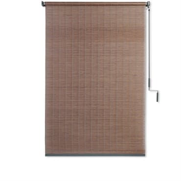 Gale Pac 4'x6' Bamboo Roller Shade Driftwood — photo 1 of 2