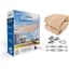 Coolhaven 12' Triangle Shade Sail Kit Sahara — thumbnail 1 of 2