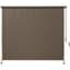HeatShield 8' x 7' Outdoor Roller Shade 95% UV Block Wand Operated Chocolate — thumbnail 1 of 2