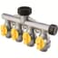 Melnor Metal HI-Flow 4 Way Connector — thumbnail 1 of 2