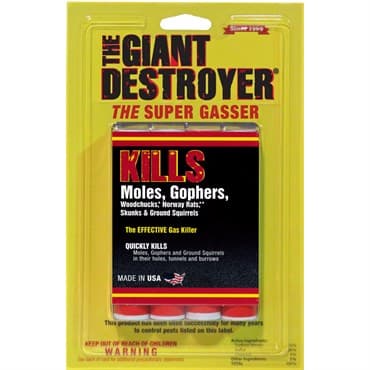 Giant Destroyer Super Gassers 1.75oz 4/card Gopher Gasser HAZ — photo 1 of 2