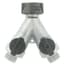 Gilmour Zinc Dual Y w Shut Off Valves — thumbnail 1 of 2