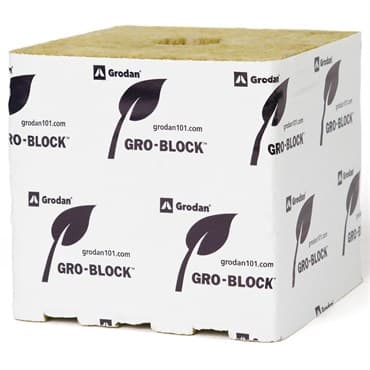 Grodan Gro-Block Improved Hugo (6x6x6) w/Hole - Loose On Pallet (512/ Pallet) — photo 1 of 2