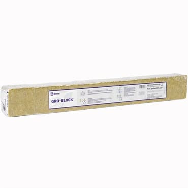 Grodan Gro-Block Improved GR4 - Small 3" (3x3x2.6) No Hole - Shrinkwrap/Strip - Carton (384/Carton) — photo 1 of 2