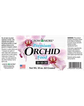 Grow More 10oz Orchid Urea Free 20-10-20 — photo 1 of 2