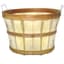 Grower Select Bushel Basket Tub Natural With Wire Handle 12/CS — thumbnail 1 of 2