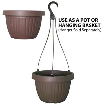 Grower Select 10.50 Combo Pot With Dish Brown 50/CS 40CS/PL — photo 1 of 2
