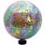 Gardener Select 10" Amber Colorful Tempered Glass Garden Globe — thumbnail 1 of 2