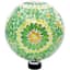 Gardener Select 10" Green Collage Glass Mosaic Garden Globe — thumbnail 1 of 2