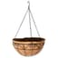 Gardener Select 14" Hanging Basket with Yellow Jewel Decoration & Chain Hanger 6/CS — thumbnail 1 of 2