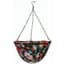 Gardener Select 12" Hanging Basket Black Red Fabric Coco Liner 6/CS — thumbnail 1 of 2