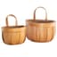 Gardener Select 2pc Wood Wall Basket Planters 24/CS — thumbnail 1 of 2