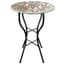 Gardener Select 14" Glass Birdbath Multi Color Geometric w/Stand — thumbnail 1 of 2