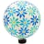 Gardener Select 10" Mosaic Blue Glass Garden Globe — thumbnail 1 of 2