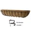 Gardener Select 36" Cottage Window Deck Planter with 2 Brackets — thumbnail 1 of 2