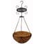 Gardener Select 12" Black Hanging Basket with Welcome Sign 12/CS — thumbnail 1 of 2