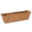 Gardener Select 24" Coco Liner for Plaid Window/Deck Planter #GSALWN1668 12/CS — thumbnail 1 of 2