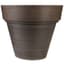 Gardener Select 12" Carved Finish Look Chocolate Planter — thumbnail 1 of 2