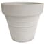 Gardener Select 12" Carved Finish Look White Planter — thumbnail 1 of 2