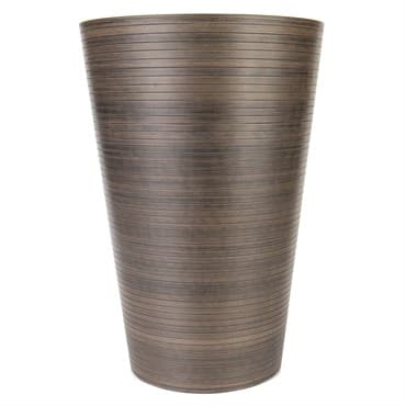 Gardener Select 12" Tall Round Planter Chocolate — photo 1 of 2