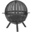 Gardener Select 34.25"x32.4"x33.2" Tree Branch Fire Ball Black .8mm Steel with Poker — thumbnail 1 of 2