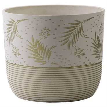Gardener Select 11.8"x9.8" Mixed Stone White Planter — photo 1 of 2