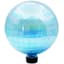 Gardener Select 10" Blue Square Sphere Glass Garden Globe — thumbnail 1 of 2