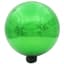Gardener Select 10" Metallic Green Orb Glass Garden Globe — thumbnail 1 of 2