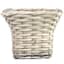 Gardener Select 7" Grey Wood Square Flower Basket Planter 6/CS — thumbnail 1 of 2
