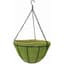 Gardener Select 14" Jute Hanging Basket Green with Coco Liner 6/CS — thumbnail 1 of 2