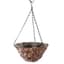 Gardener Select 12" Hanging Basket Round Brown Wicker 3 Strand Hanger 12/CS — thumbnail 1 of 2