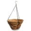 Gardener Select 12" Black Round Plaid Bucket Hanging Basket 12"wx6"h 6/CS — thumbnail 1 of 2