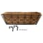 Gardener Select 24" Black Plaid Window/Deck Planter 24"wx7.5"h 2 Brackets Enclosed 6/CS — thumbnail 1 of 2
