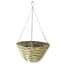 Gardener Select 12" Plastic Round Hanging Basket Tan/Light Green/Green 24/CS — thumbnail 1 of 2