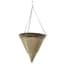 Gardener Select 12" Plastic Cone Hanging Basket Grey/Orange/Green 20/CS — thumbnail 1 of 2