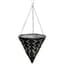 Gardener Select 14" Cone Hanging Basket Black 20/CS — thumbnail 1 of 2