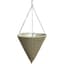 Gardener Select 14" Cone Hanging Basket Light Striped Wicker 20/CS — thumbnail 1 of 2